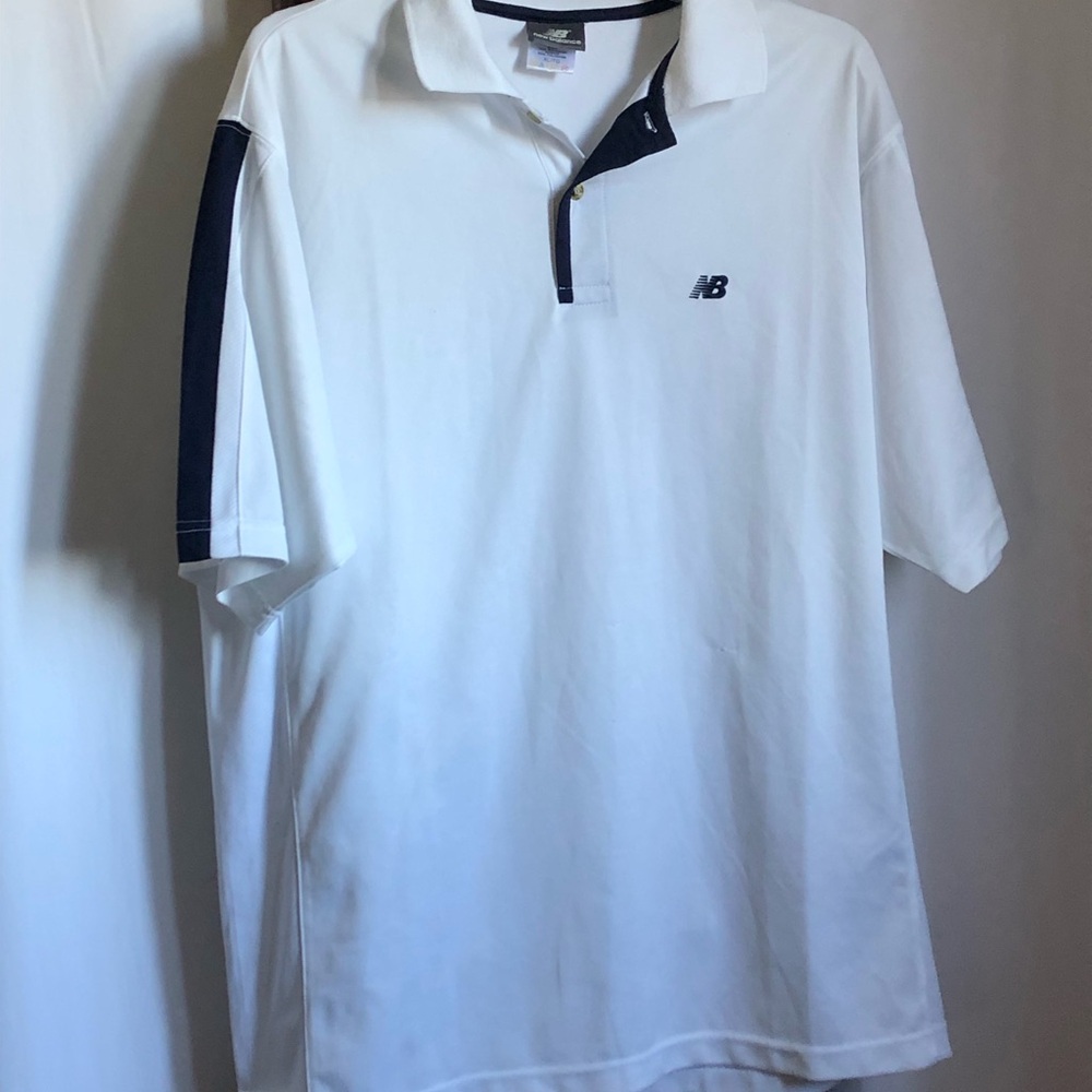 Men’s New Balance White and Black Shirt